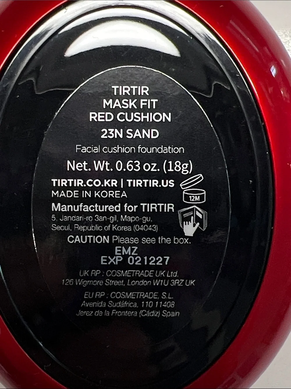 TIRTIR MASK FIT RED CUSHION 23N Sand